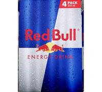 Bevanda energetica Red Bull Taurine per periodi di intensa attività, 4 lattine da 35,5 cl