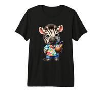 Bevanda per Le Vacanze estive Tropicali Cute Baby Zebra Maglietta Premium