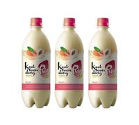 Bevande Alcoliche Coreane Makgeolli Vino di Riso con gusto Pesca 3 pezzi