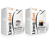 BEVANDE PROTEICHE Line@diet - preparati proteici 20 bustine monodose (10 bevande CIOCCOLATO + 10 CAFFE')