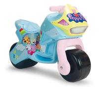Beve, 1 anno 2 anni 3 anni - Moto Cancella per bebè Twin Dessert Peppa Pig - Moto Giocattolo Ragazza e Bambino - Ruote Larghe- Stabile Leggero Ergonomico - Trasporto Facile - INJUSA