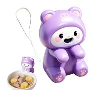 Beverage Cooler Fan | Cartoon Animal Quiet USB Rechargeable |