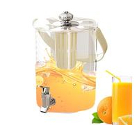 Beverage Dispenser Jug, Cold Drink Container, 17,5 cm/6,89 Inches Built-in Rubinetto e filtro, design portatile per famiglie Gatherings Campeggio Outdoor Picnics Ristoranti