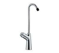 Beverino con comando a pulsante e bocca 25 cm in ottone finitura cromata - Idral 02179P25