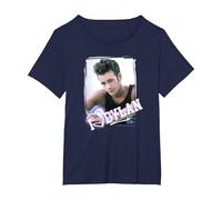 Beverly Hills 90210 I Heart Dylan Poster Maglietta, Donna Plus-Size, Navy, 6X
