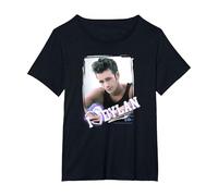 Beverly Hills 90210 I Heart Dylan Poster Maglietta, Donna Plus-Size, Nero, 3X