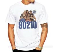 Beverly Hills 90210 Inspired T-Shirt Cotton Tshirt Men Summer Fashion T-Shirt White 3XL