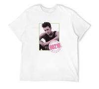 Beverly Hills 90210 Luke Perry Dillion 80S 90S Retro Crew Neck Unisex Short Sleeve T-Shirt White S