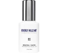 Beverly Hills MD Olio per il viso illuminante e rassodante, riduce le rughe e il tono della pelle, formula anti-invecchiamento per una carnagione uniforme e idratata, schiarisce le macchie scure su
