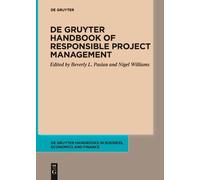 Beverly L. Pasi De Gruyter Handbook of Responsible Project Manageme (Tascabile)