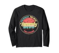 Beverly La Donna Il Mito La Leggenda Nome Personalizzato Maglia a Manica