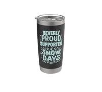 Beverly Sostenitore di Snow Days Beverly Natale Inverno Bicchiere termico in acciaio inox doppia parete