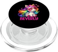 Beverly - Unicorno colorato con nome, per donne e ragazze PopSockets PopGrip per MagSafe