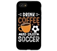 Bevi caffè e goditi il calcio Custodia per iPhone SE (2020) / 7 / 8
