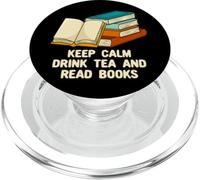 Bevi il tè e leggi i libri Letteratura dei topi di bibli PopSockets PopGrip per MagSafe