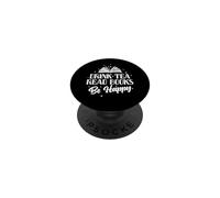 Bevi il tè Leggi libri Sii felice Legg PopSockets PopGrip Adesivo
