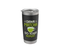 Bevi Matcha Do Yoga Ripeti Matcha Bicchiere termico in acciaio inox doppia parete
