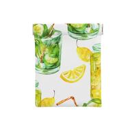 Bevi un cocktail di ghiaccio al limone, Spremere il portafoglio superiore da donna Borsa portaoggetti Piccola portamonete Portamonete