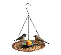 Beviatoi per Uccelli - con Catena, Accessorio Resistente per Giardino,Mangiatoia per Pappagalli e Uccellini - per Giardino Terrazzo Portico Balcone Recinzione Ringhiera Albero Finestra
