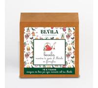 BEVILA Natale in Famiglia - Infuso Pan di Zenzero, 10 Bustine, Filtri Piramidali Biodegradabili, 20 grammi