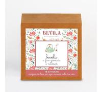 BEVILA Relax - Tisana Rigenerante Zenzero e Limone, Miscela di Erbe Aromatizzata, 10 Bustine, Filtri Piramidali Biodegradabili, 20 grammi