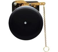 Bevin Bells Steel Trip Gong | Tradizionale Campanello da boxe da 15,2 cm | Forte e realizzato in acciaio e ottone | Dispositivo di addestramento e avviso di boxe in uno, accessorio per uomo cave/bar |