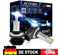 BEVINSEE 881 H27W/2 Kit fendinebbia a LED 6000K Luce bianca Alogena ad alta luminosità Dimensioni Plug and Play Lampadina LED senza ventola per Auto 12V
