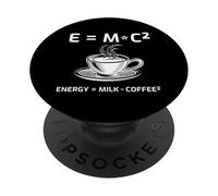 Bevitore di caffè Amante del caffè Fisico Matematico PopSockets PopGrip Adesivo