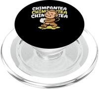 Bevitore di tè scimpantea scimpanzé, scimmia, amante scimmia, scimpanzé PopSockets PopGrip per MagSafe