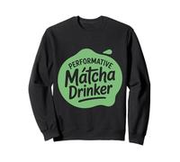 Bevitore Performativo Matcha Amante Matcha Performativo Maschio Felpa
