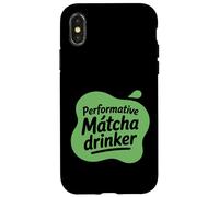 Bevitore Performativo Matcha Lover Gen Z Love Matcha Custodia per iPhone X/XS