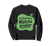 Bevitore Performativo Matcha Lover Gen Z Love Matcha Felpa