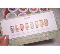 BEVLAH Cottage Core Natural Floral Gel Set di 8 tipi Nail Glitter Nail / K-Be...