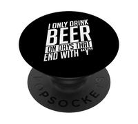 Bevo birra solo nei giorni che finiscono con Y PopSockets PopGrip Adesivo