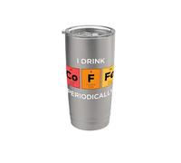 Bevo CAFFÈ Tavola periodica degli elementi periodicamente divertente Bicchiere termico in acciaio inox doppia parete