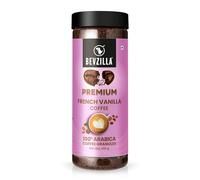 Bevzilla Caffè in polvere da 200 grammi di vaniglia francese istantaneo, classico, forte, 100% arabica, per 100 tazze, caffè forte, caffè classico, espresso, latte e cappuccino, caffè caldo e freddo,
