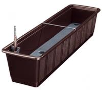 Bewässerungsblumenkasten Aqua Green Plus 60 cm braun