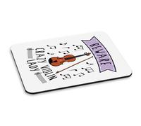 Beware Crazy Violino Lady PC Computer Mouse Pad Mamma Festa Della Giorno Musica