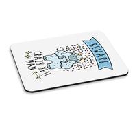 Beware Crazy Yeti Uomo PC Computer Mouse Pad - Divertente Monster