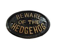 Beware Of The Riccio Placca a Muro con Oro Sollevato Lettere 12.7cm x 8.9cm
