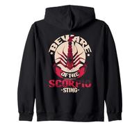 Beware of The Scorpio Sting Felpa con Cappuccio