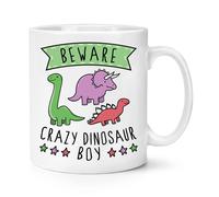 Beware Pazzo Dinosauro Ragazzo 284ml Tazza Scherzo Divertente Animale T-Rex
