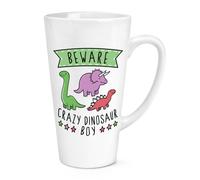 Beware Pazzo Dinosauro Ragazzo 483ml Grande Latte Tazza Scherzo Divertente T-Rex