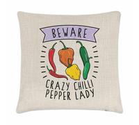 Beware Pazzo Peperoncino Donna Copricuscino Cuscino Mamma Festa Della Ragazza