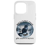Beware The Jolakotturinn Yule Cat Islandese Natale norreno Custodia per iPhone 13 Pro