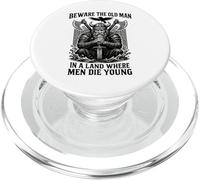 Beware The Old Man In A Land Where Men Die Young Vikings PopSockets PopGrip per MagSafe