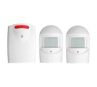 Bewegungsmelder-Set mit drahtloser Alarmanlage IP44, 120m OR-MA-718