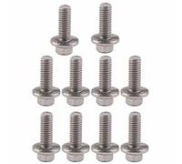 Bewinner 10 Pezzi M6 Viti a Testa Esagonale con Flangia SS304 Testa a | Bulloni flangiati a testa esagonale, Elementi di fissaggio con viti a macchina, Per riparazione di mobili di macchinari,