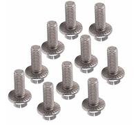 Bewinner 10 Pezzi M6 Viti a Testa Esagonale con Flangia SS304 Testa a | Bulloni flangiati a testa esagonale, Elementi di fissaggio con viti a macchina, Per riparazione di mobili di macchinari,