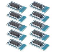 Bewinner 10 Pezzi MCU Mini a TTL Modulo Convertitore MAX3232 Scheda Adattatore per, Convertitore Logico Livello Segnale 3V-5V con Comunicazione Full Duplex, Compatto 9,4x15,9mm